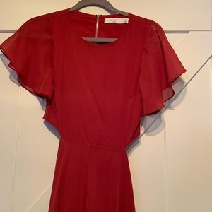 Ali & Jay Bohemian Rhapsody Brick Red High-Low Dress Size XS